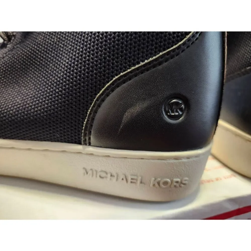 MICHAEL Michael Kors Womens Edie Black Casual and Fashion Sneakers Size 7.5